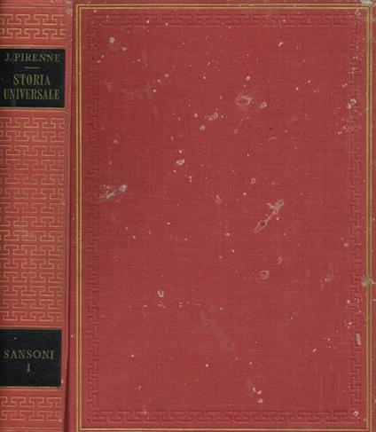 Storia universale vol.I - Jacques Pirenne - copertina