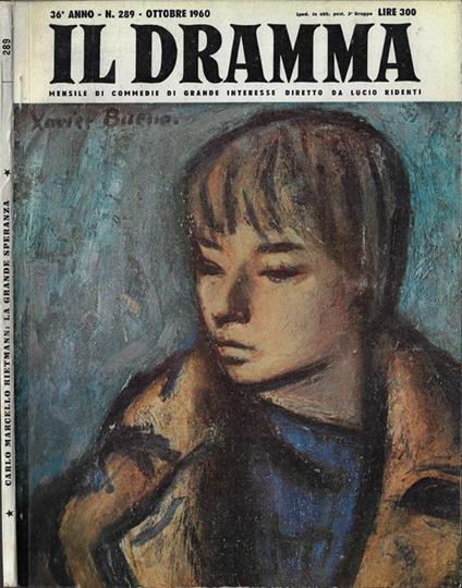 Il dramma Anno 36 N. 289 - Lucio Ridenti - copertina