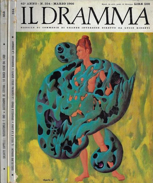 Il dramma Anno 42 N. 354, 358 - Lucio Ridenti - copertina