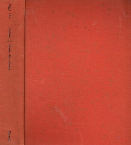 Storia del cinema - Georges Sadoul - copertina