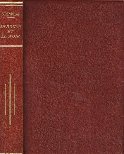 Le rouge et le noir - Stendhal - copertina