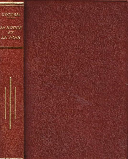 Le rouge et le noir - Stendhal - copertina