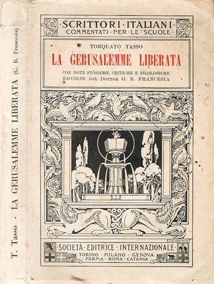 La Gerusalemme Liberata - Torquato Tasso - copertina