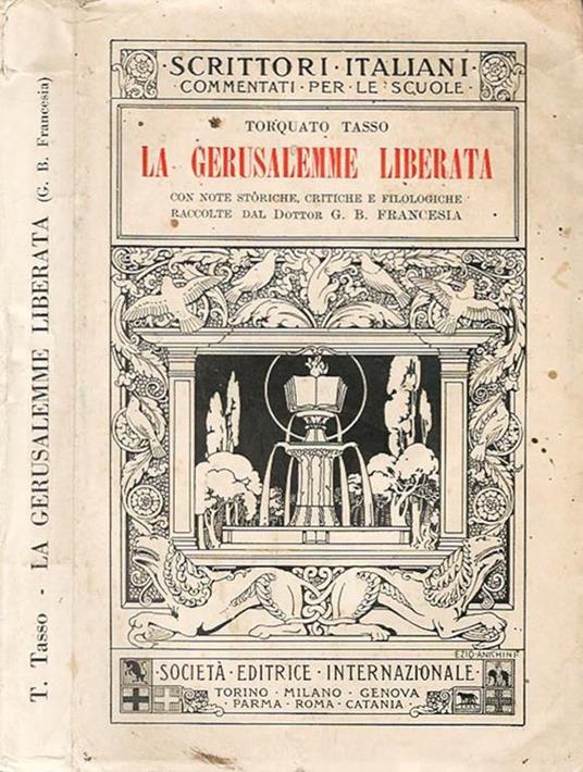 La Gerusalemme Liberata - Torquato Tasso - copertina