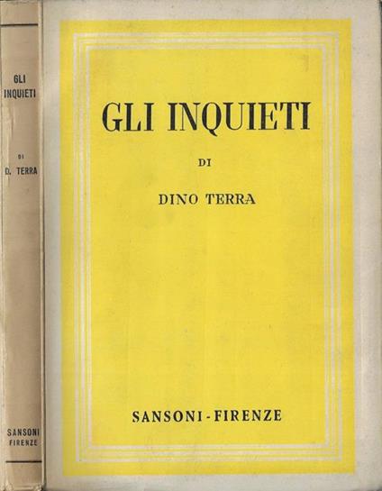 Gli inquieti - Dino Terra - copertina