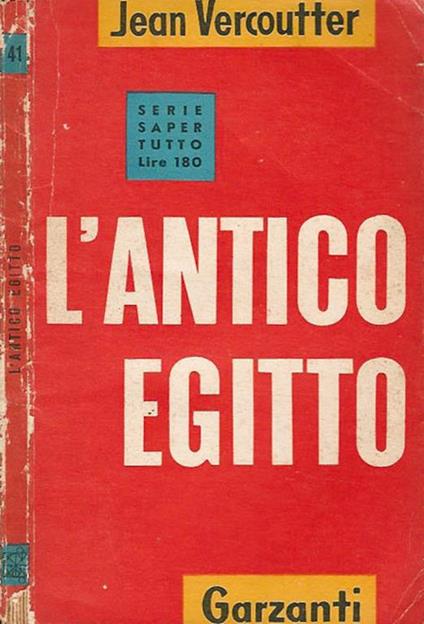 L' Antico Egitto - Jean Vercoutter - copertina