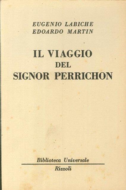 Il Viaggio del Signor Perrichon - copertina