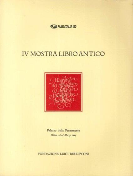 IV Mostra del Libro Antico - copertina