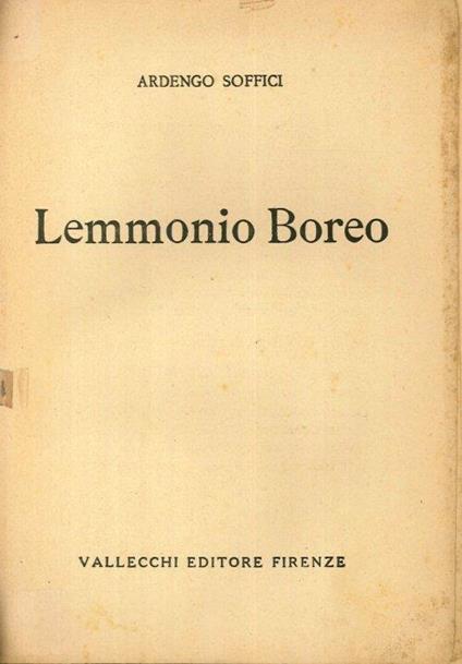 Lemmonio Boreo - Ardengo Soffici - copertina
