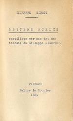 Lettere scelte postillate per uso dei non toscani da Giuseppe Rigutini