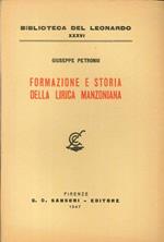 Formazione e Storia della Lirica Manzoniana