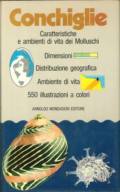 Conchiglie. Caratteristiche e Ambienti di Vita dei Molluschi. Distrubuzione Geografica - Bruno Sabelli - copertina