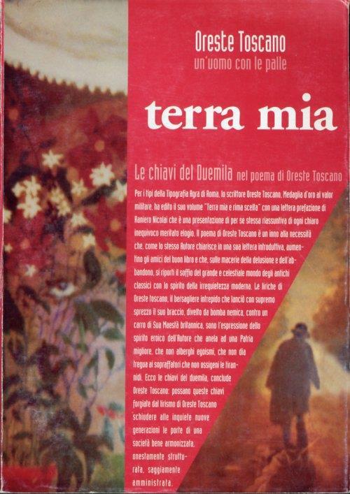 Terra Mia. Le chiavi del Duemila nel poema di Oreste Toscano - Oreste Toscano - copertina