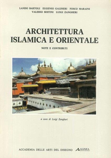 Architettura islamica e orientale. Note e contributi - copertina