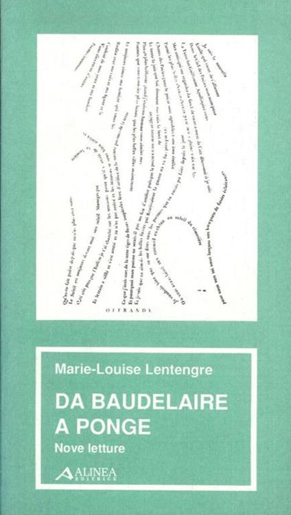 Da Baudelaire a Ponge - Nove Letture - copertina
