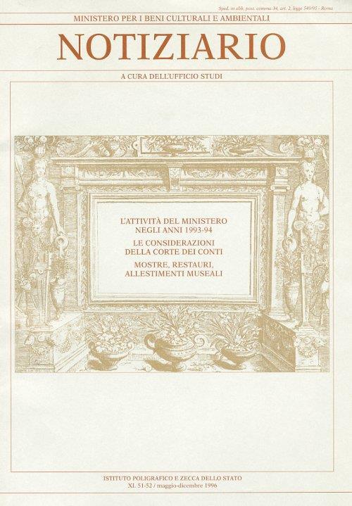Notiziario XI 51-52 - copertina