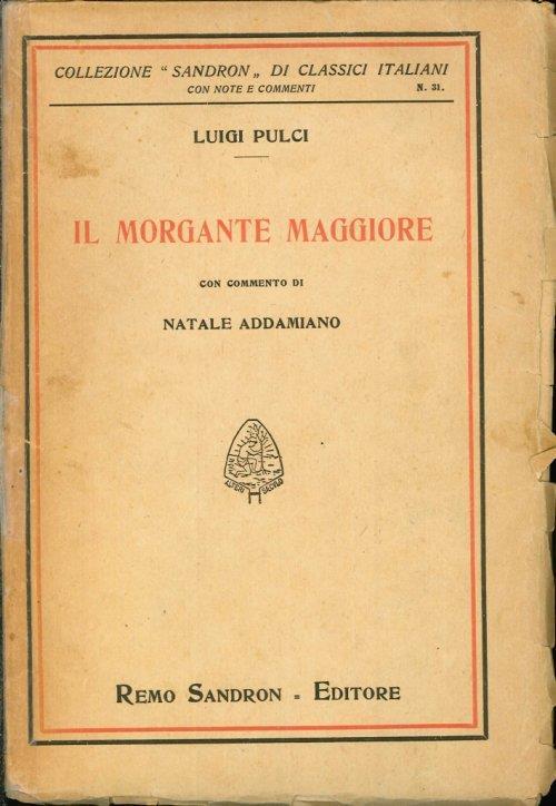 Il Morgante Maggiore - Luigi Pulci - copertina