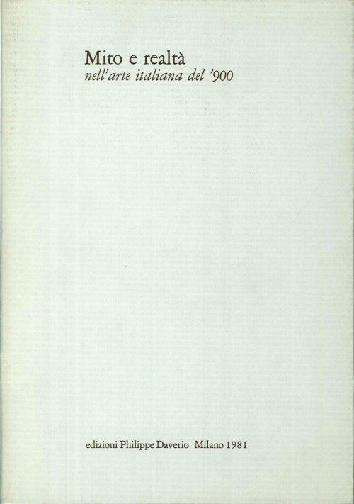 Mito e realtà nell'arte Italiana del '900 - copertina
