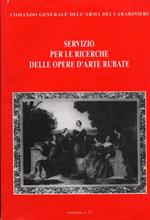 Servizio per le ricerche delle opere d'arte rubate. N. 22