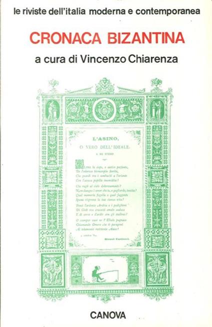Cronaca Bizantina - copertina