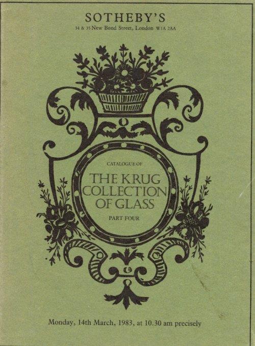 The krug collection of glass. Part IV - copertina