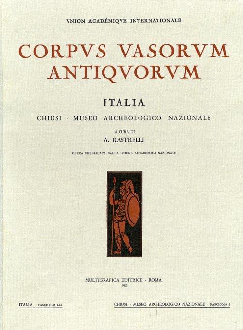 Corpus Vasorum Antiquorum. Chiusi, Museo Archeologico Nazionale. 1 - copertina