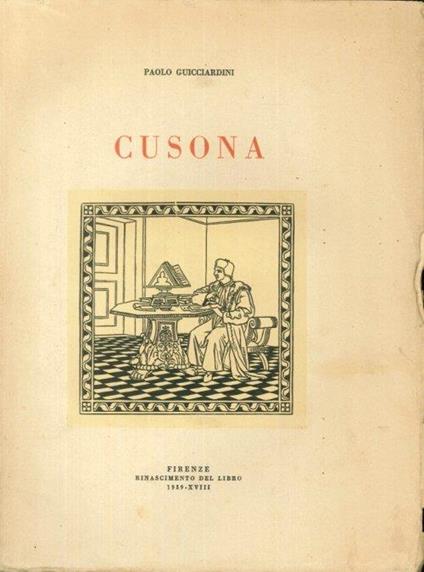 Cusona - Paolo Guicciardini - copertina