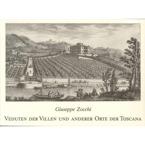 Giuseppe Zocchi. Veduten der Villen und anderer Orte der Toscana. 1744 - copertina