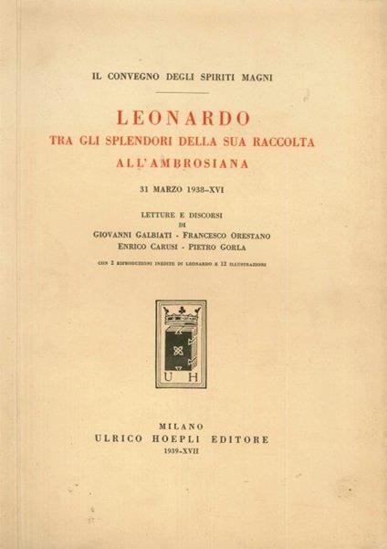 Leonardo tra gli splendori della sua raccolta all'Ambrosiana - copertina