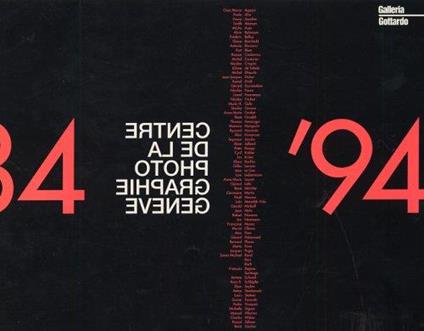 '84 Centre de la photographie Genève '94 - copertina