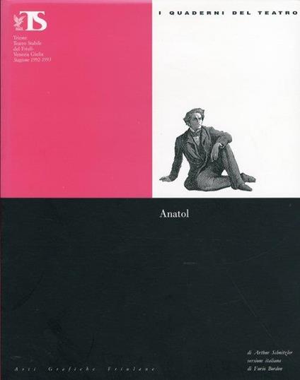 I Quaderni del teatro. Anatol - copertina