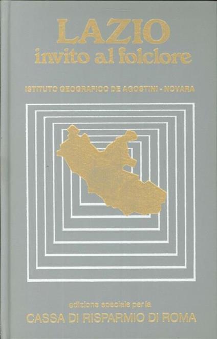 Lazio. Invito al folklore - copertina