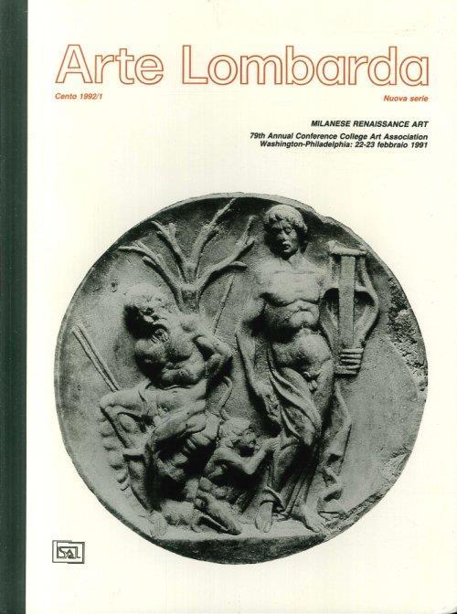 Arte Lombarda. Nuova Serie. 100/1992. Milanese Renaissance Art - copertina