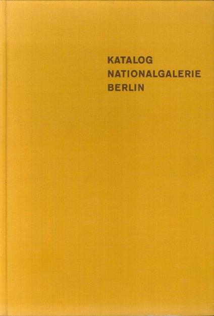 Katalog Nationalgalerie Berlin - copertina