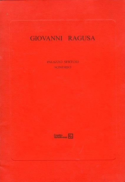 Giovanni Ragusa. Strada Facendo - copertina