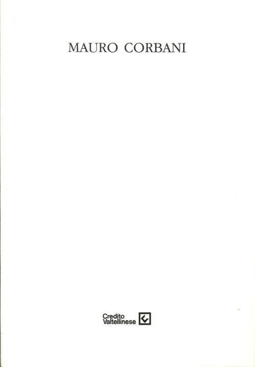 Mauro Corbani. Il Velo Lacerato - copertina