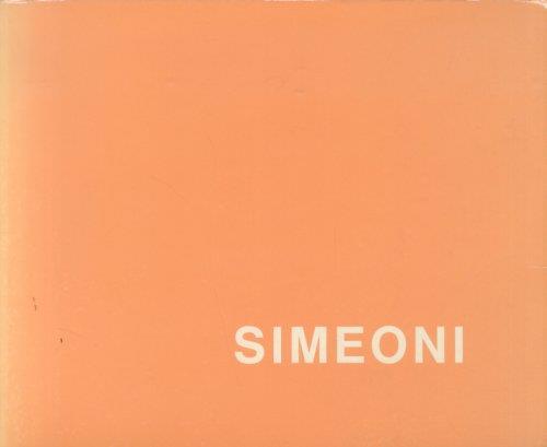 Mario Simeoni. Pitture recenti - copertina