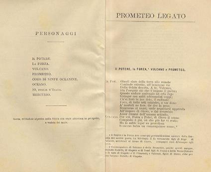 Prometeo legato. Segue: I sette a Tebe. Segue: I Persiani. Segue: Le supplici. Segue: Agamennone - Eschilo - copertina