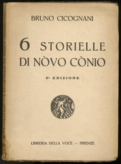 6 storielle di nòvo cònio. 2a edizione - Bruno Cicognani - copertina