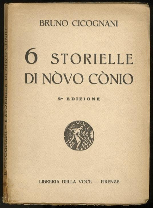 6 storielle di nòvo cònio. 2a edizione - Bruno Cicognani - copertina