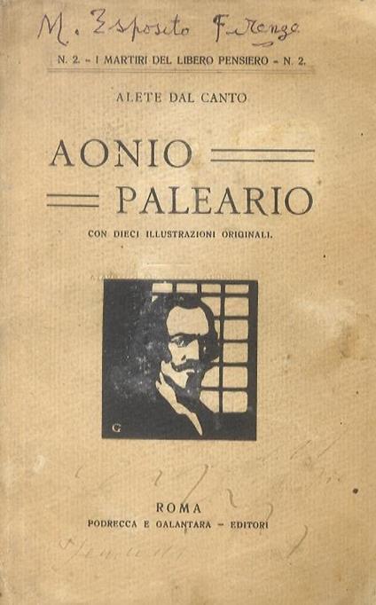 Aonio Paleario - Alete Dal Canto - copertina