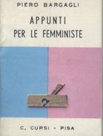 Appunti per le femministe