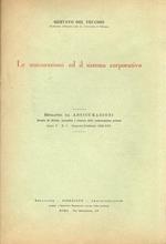Le assicurazioni ed il sistema corporativo