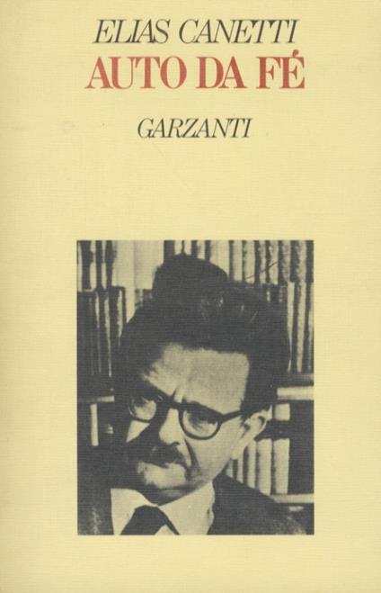 Auto da fé - Elias Canetti - copertina