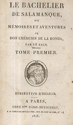 Le Bachelier de Salamanque, ou Mémoires et Aventures de Don Chérubin de la Ronda. Steréotype d'Herman