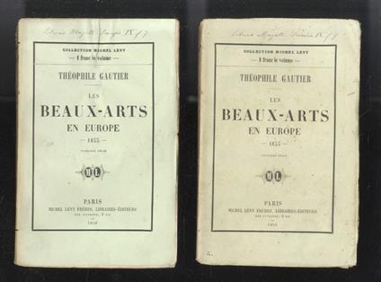 Les beaux-arts en Europe. 1855. Première série. Deuxième serie - Théophile Gautier - copertina