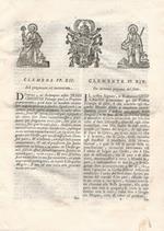 Breve del Sommo Pontefice Papa Clemente XIV col quale è soppressa ed estinta la Compagnia di Gesù, dato il 21 Luglio 1773. Legato con: CLEMENTE XIV PAPA. Breve del Sommo Pontefice Papa Clemente XIV col quale si istituisce una Congregazione che si occupi d
