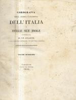 Corografia fisica, storica e statistica dellItalia e delle sue Isole, corredata di un Atlante di mappe geografiche e topografiche, e di altre tavole illustrative. Volume duodecimo : Isole I: Isole del Granducato di Toscana, Isole appartenenti al Regno Sa