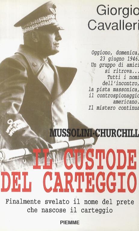 Il custode del carteggio - Giorgio Cavalleri - copertina