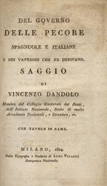 Del governo delle pecore spagnuole e italiane e dei vantaggi che ne derivano. Saggio
